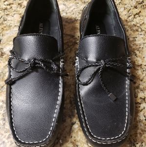 Mens Black Loafers Size 10